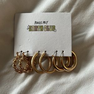 Princess Polly Gold earrings